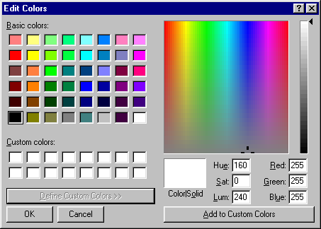 Color picker screenshot