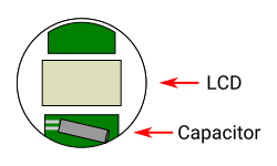 Dangling capacitor diagram